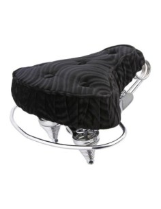 Beach Cruisers Saddle Velour Black.